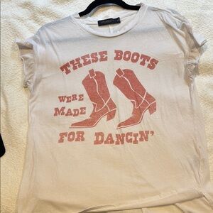 Junk Food Clothing White and Red Short Sleeve Tee